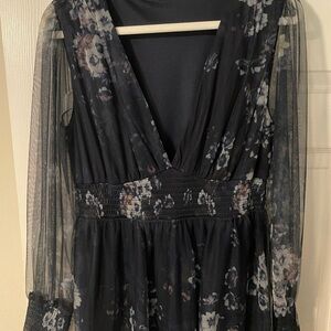 Layla Tulle Maxi Bump Friendly Maternity Dress